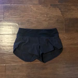 Lululemon Black Speed Up Shorts
